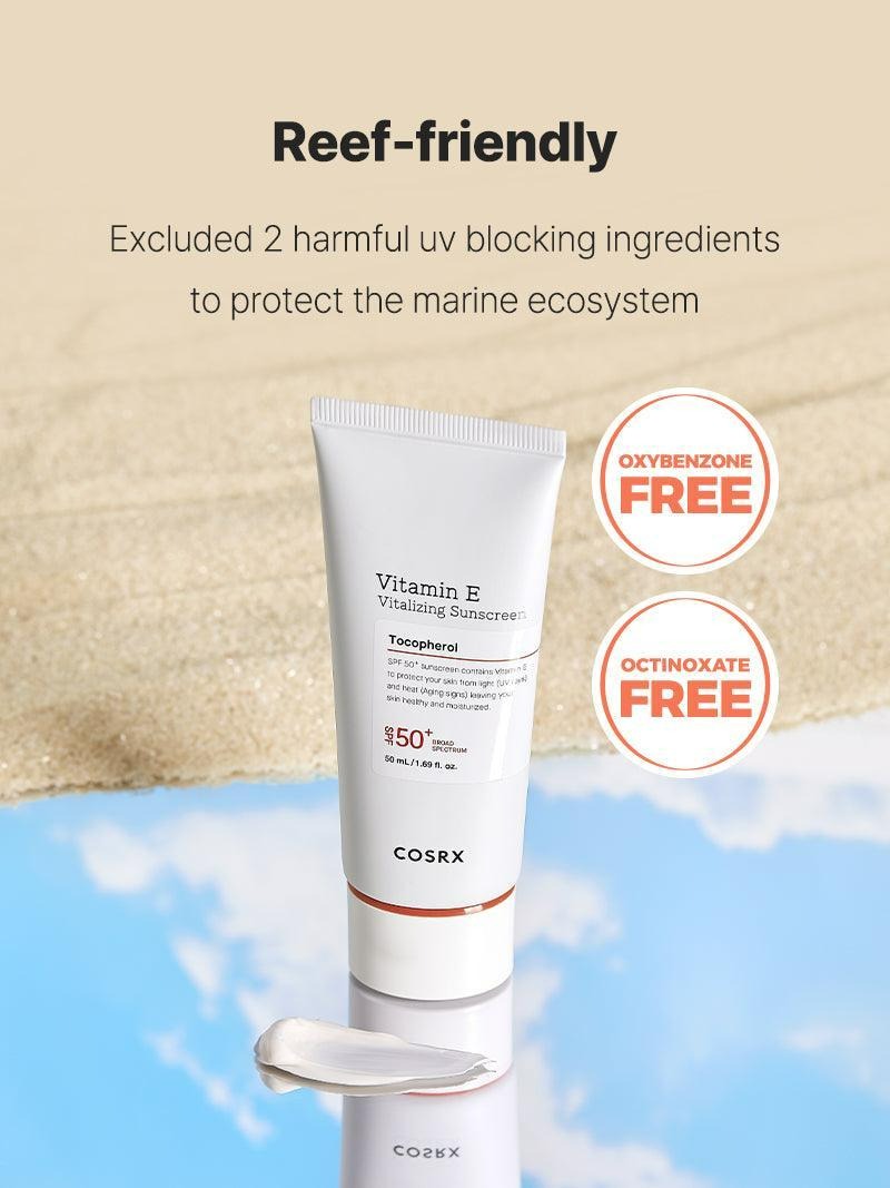COSRX Daily SPF 50 Vitamin E Sunscreen – Lightweight & No White Cast