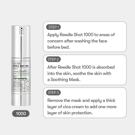 VT COSMETICS CICA Reedle Shot 1000 Essence – 30ml